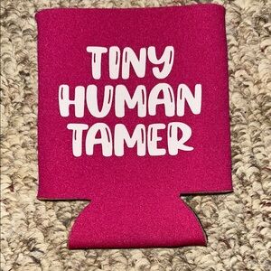 Tiny Human Tamer Can Cooler- circuit vinyl made